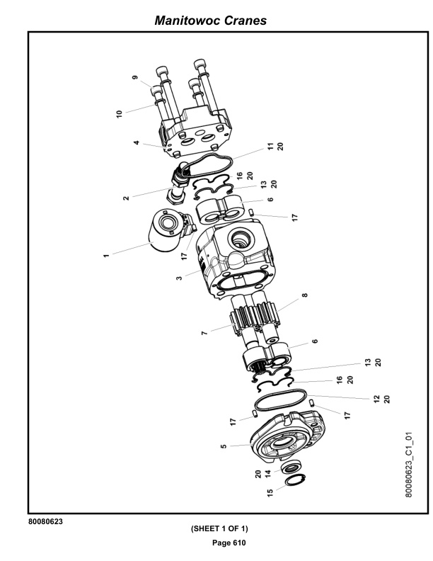 Grove GRT655L - 55US Crane Parts Manual 236888 2020-3