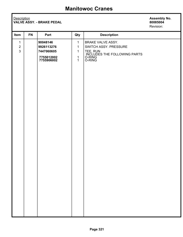 Grove GRT655L - 55US Crane Parts Manual 237054 2021 2 Grove GRT655L - 55US Crane Parts Manual 237054 2021-2