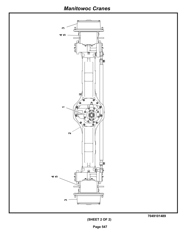 Grove RT650E - 50US T Crane Parts Manual 234095 2013 3 Grove RT650E - 50US T Crane Parts Manual 234095 2013-3