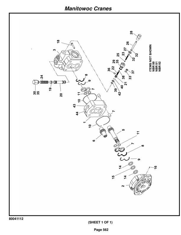 Grove RT650E - 50US T Crane Parts Manual 234520 2014 3 Grove RT650E - 50US T Crane Parts Manual 234520 2014-3