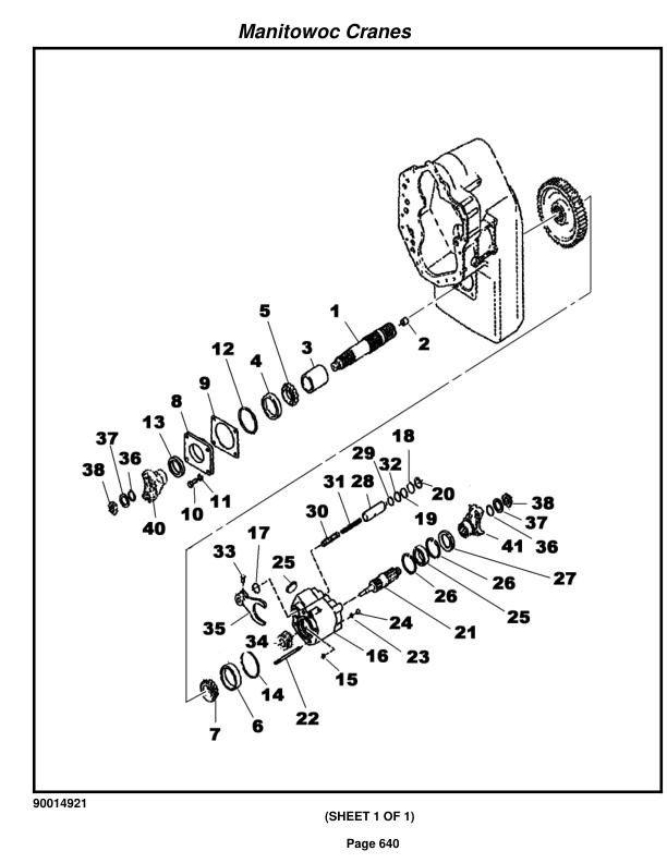 Grove RT650E - 50US T Crane Parts Manual 235314 2015 3 Grove RT650E - 50US T Crane Parts Manual 235314 2015-3