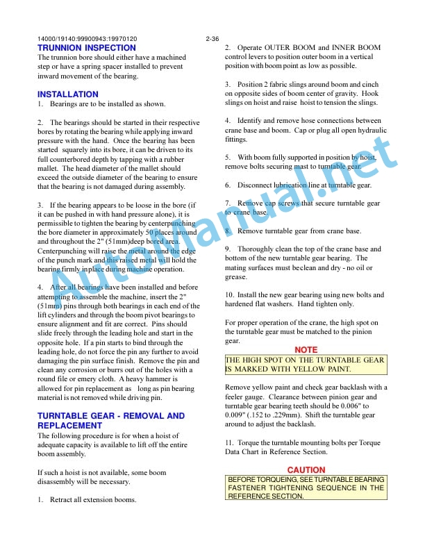 IMT 14000 Series Crane and Model 19140 (Metric Version) Volume 2 - PARTS AND SPECIFICATIONS 9990043 3 IMT 14000 Series Crane and Model 19140 (Metric Version) Volume 2 - PARTS AND SPECIFICATIONS 9990043 - Image 3