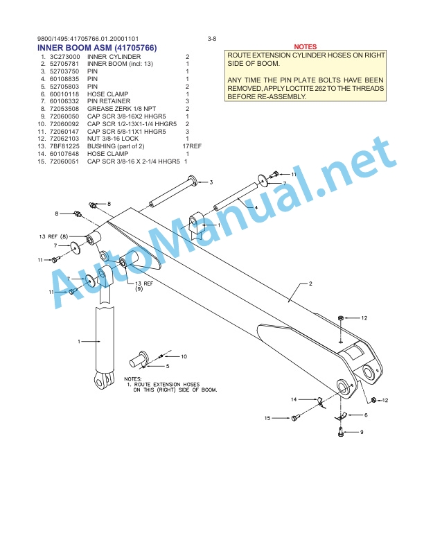 IMT 9800 Series Crane and Model 1495 (Metric Version) Volume 2 - PARTS AND SPECIFICATIONS 99900919 20120430 3 IMT 9800 Series Crane and Model 1495 (Metric Version) Volume 2 - PARTS AND SPECIFICATIONS 99900919 20120430 - Image 3