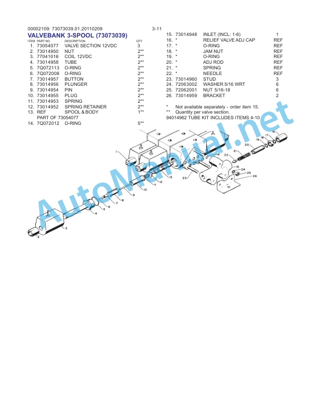 IMT Model 2109 Crane Volume 2 - PARTS AND SPECIFICATIONS 99900263 4 IMT Model 2109 Crane Volume 2 - PARTS AND SPECIFICATIONS 99900263 - Image 4