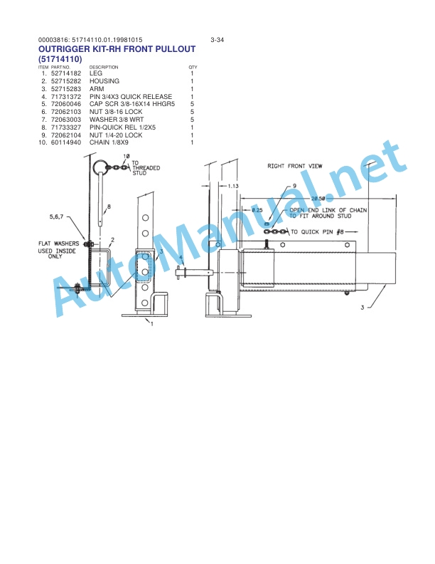 IMT Model 3816 Crane Volume 2 - PARTS AND SPECIFICATIONS 99904729 4 IMT Model 3816 Crane Volume 2 - PARTS AND SPECIFICATIONS 99904729 - Image 4