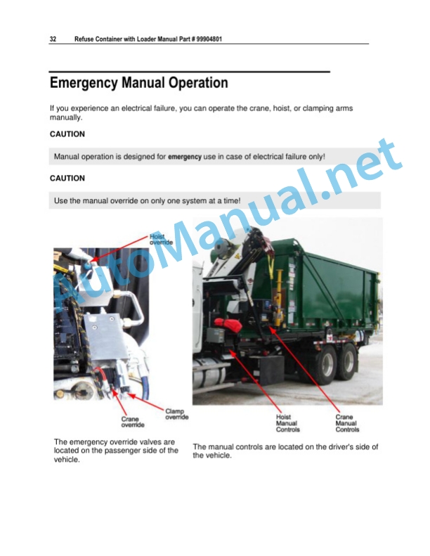 IMT Refuse Container with Loader Operation, Safety, Spare Parts Part # 99904801 Revised 2011-12-07 3 IMT Refuse Container with Loader Operation, Safety, Spare Parts Part # 99904801 Revised 2011-12-07 - Image 3