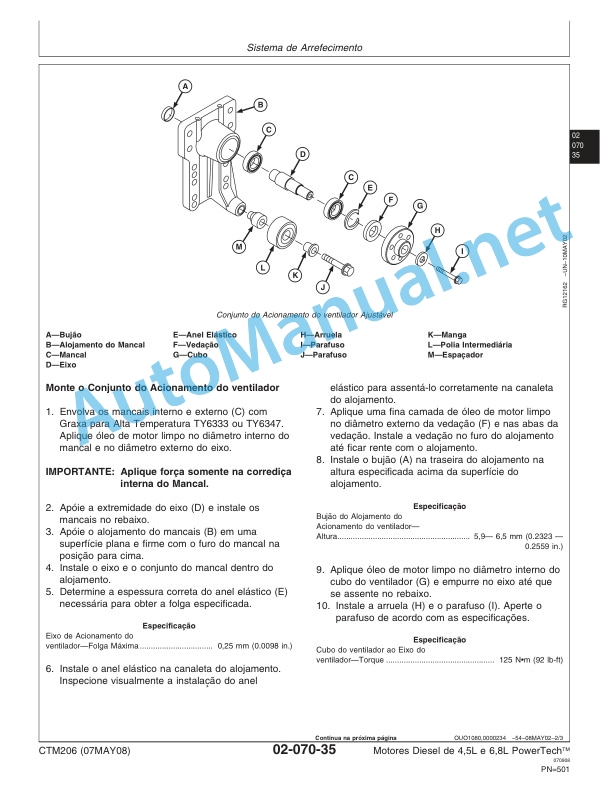 John Deere Diesel Engines PowerTech 4.5L and 6.8L - Motor Base Technical Manual 07MAY08 Portuguese 4 John Deere Diesel Engines PowerTech 4.5L and 6.8L - Motor Base Technical Manual 07MAY08 Portuguese - Image 4
