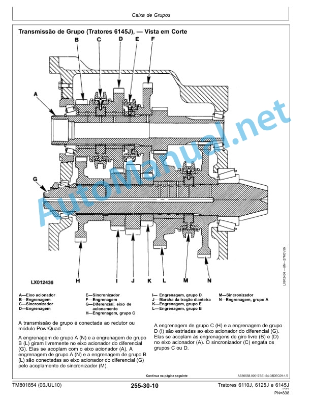John Deere Tractors 6110J, 6125J and 6145J Diagnostics (Tractors 6110J, 6125J and 6145J Diagnostics) Technical Manual TM801854 06JUL10 Portuguese 5 John Deere Tractors 6110J, 6125J and 6145J Diagnostics (Tractors 6110J, 6125J and 6145J Diagnostics) Technical Manual TM801854 06JUL10 Portuguese - Image 5