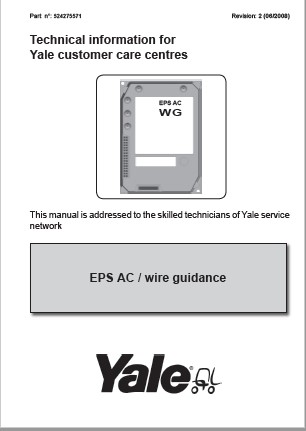 Alternative view of Yale B868 (MTC10 - MTC13 - MTC13 LWB [NTA030SB]) Forklift Service Manual