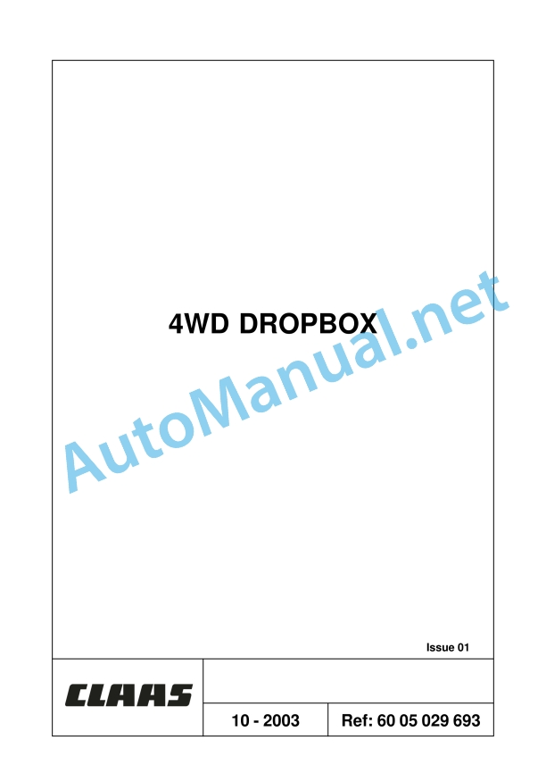 Claas Ares 566-546 Rx, Rz (A06) Tractors Repair Manual EN 17 Claas Ares 566-546 Rx, Rz (A06) Tractors Repair Manual EN - Image 17