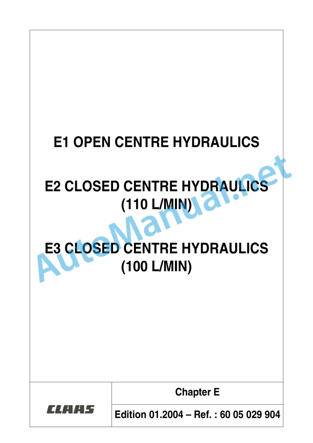Claas Ares 566-546 Rx, Rz (A06) Tractors Repair Manual EN 21 Claas Ares 566-546 Rx, Rz (A06) Tractors Repair Manual EN - Image 21