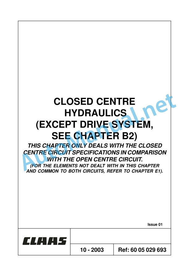 Claas Ares 566-546 Rx, Rz (A06) Tractors Repair Manual EN 23 Claas Ares 566-546 Rx, Rz (A06) Tractors Repair Manual EN - Image 23