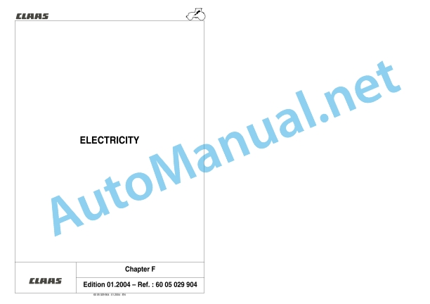 Claas Ares 566-546 Rx, Rz (A06) Tractors Repair Manual EN 26 Claas Ares 566-546 Rx, Rz (A06) Tractors Repair Manual EN - Image 26