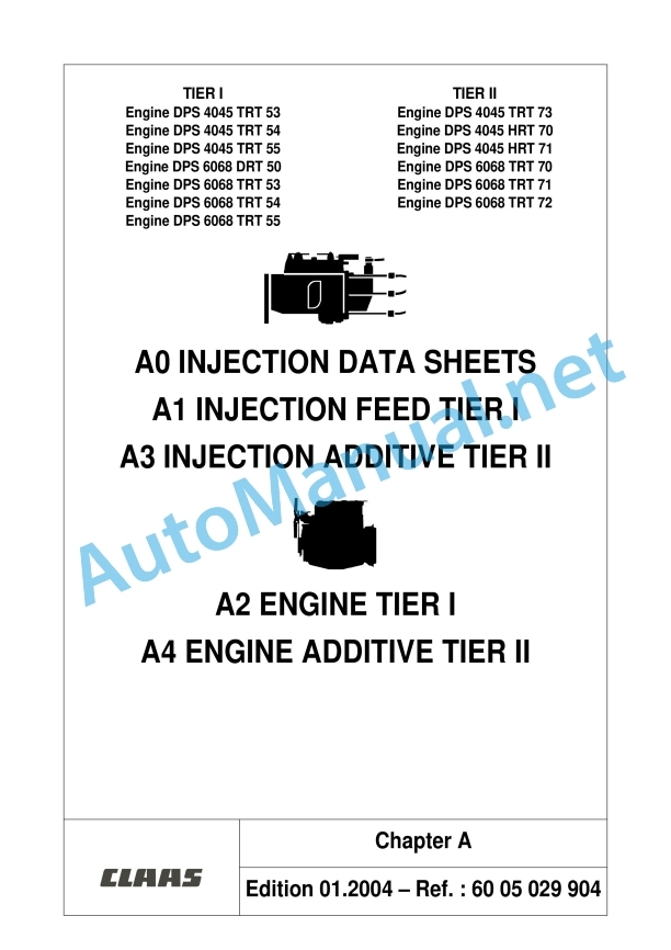 Claas Ares 566-546 Rx, Rz (A06) Tractors Repair Manual EN 3 Claas Ares 566-546 Rx, Rz (A06) Tractors Repair Manual EN - Image 3