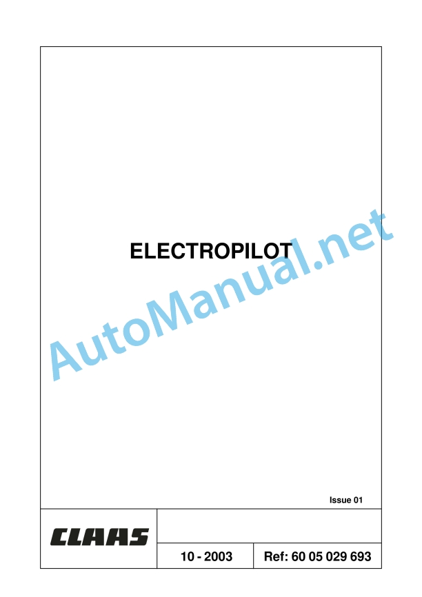 Claas Ares 566-546 Rx, Rz (A06) Tractors Repair Manual EN 32 Claas Ares 566-546 Rx, Rz (A06) Tractors Repair Manual EN - Image 32