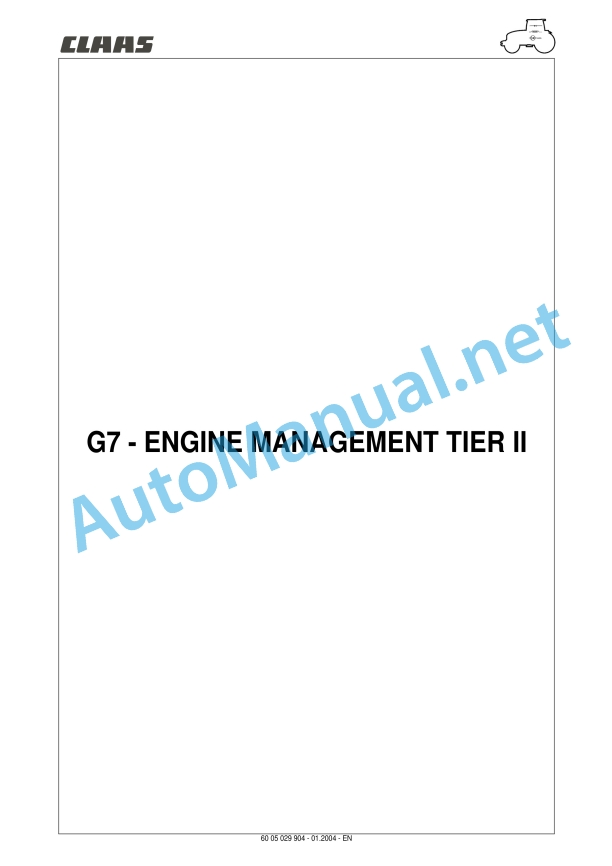 Claas Ares 566-546 Rx, Rz (A06) Tractors Repair Manual EN 34 Claas Ares 566-546 Rx, Rz (A06) Tractors Repair Manual EN - Image 34