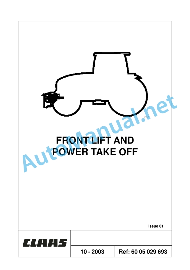 Claas Ares 566-546 Rx, Rz (A06) Tractors Repair Manual EN 39 Claas Ares 566-546 Rx, Rz (A06) Tractors Repair Manual EN - Image 39
