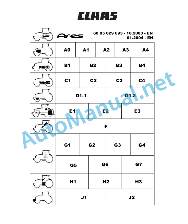 Claas Ares 566-546 Rx, Rz (A06) Tractors Repair Manual EN 43 Claas Ares 566-546 Rx, Rz (A06) Tractors Repair Manual EN - Image 43