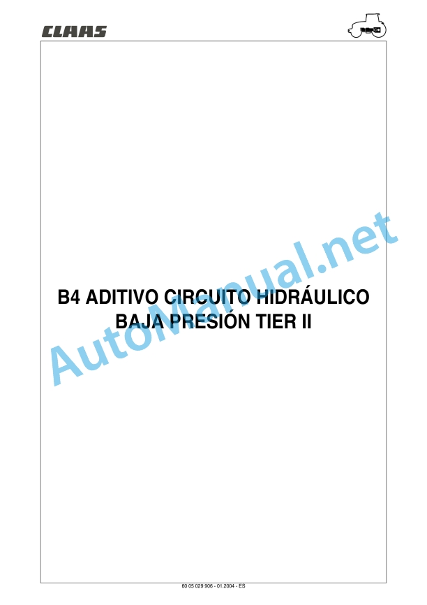 Claas Ares 566-546 Rx, Rz (A06) Tractors Repair Manual ES 40 Claas Ares 566-546 Rx, Rz (A06) Tractors Repair Manual ES - Image 40