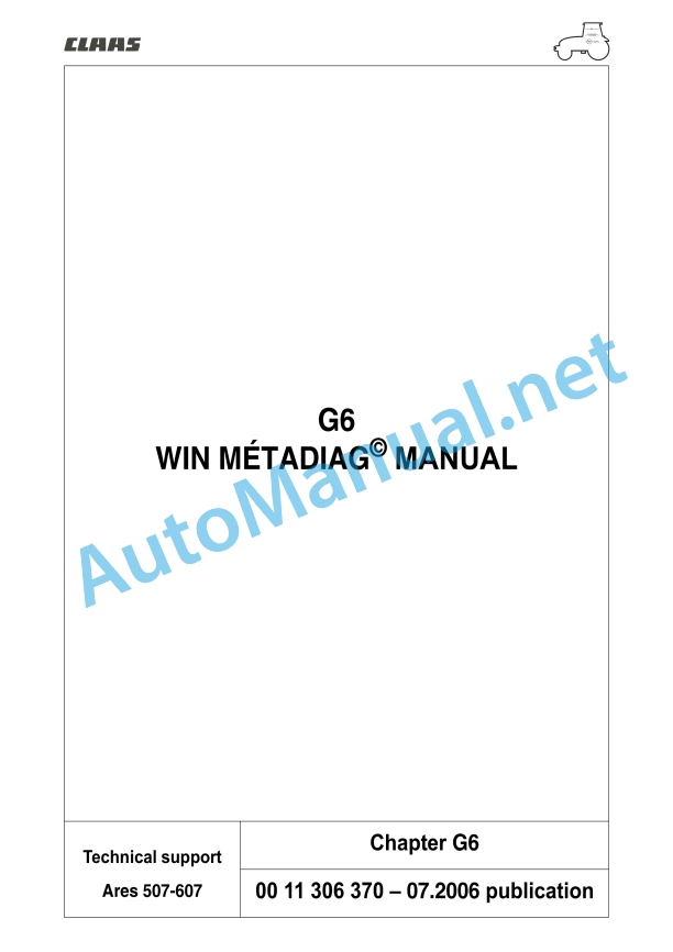 Claas Ares 577-547 Atz, Atx (A05) Tractors Repair Manual EN 39 Claas Ares 577-547 Atz, Atx (A05) Tractors Repair Manual EN - Image 39