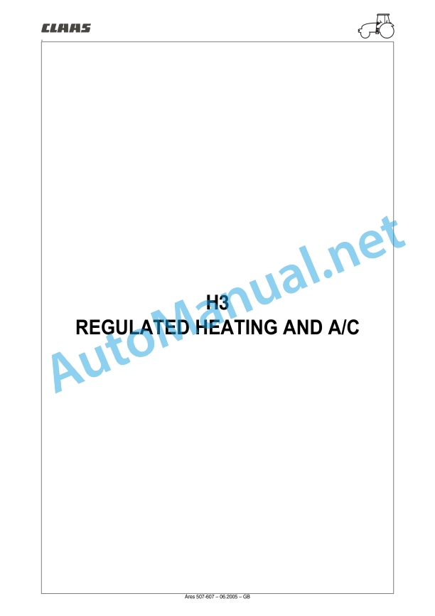 Claas Ares 577-547 Atz, Atx (A05) Tractors Repair Manual EN 43 Claas Ares 577-547 Atz, Atx (A05) Tractors Repair Manual EN - Image 43