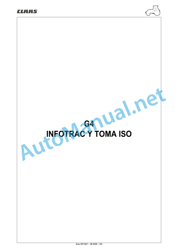 Claas Ares 577-547 Atz, Atx (A05) Tractors Repair Manual ES 18 Claas Ares 577-547 Atz, Atx (A05) Tractors Repair Manual ES - Image 18