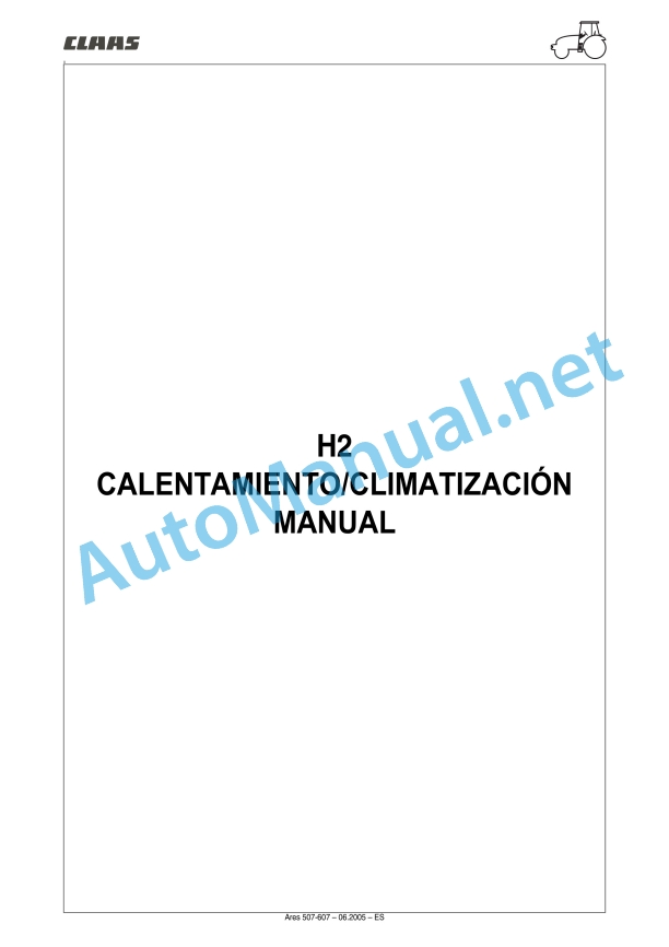 Claas Ares 577-547 Atz, Atx (A05) Tractors Repair Manual ES 21 Claas Ares 577-547 Atz, Atx (A05) Tractors Repair Manual ES - Image 21