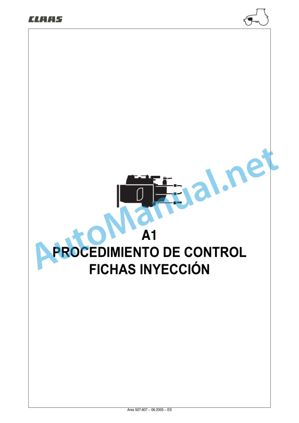 Claas Ares 577-547 Atz, Atx (A05) Tractors Repair Manual ES 32 Claas Ares 577-547 Atz, Atx (A05) Tractors Repair Manual ES - Image 32