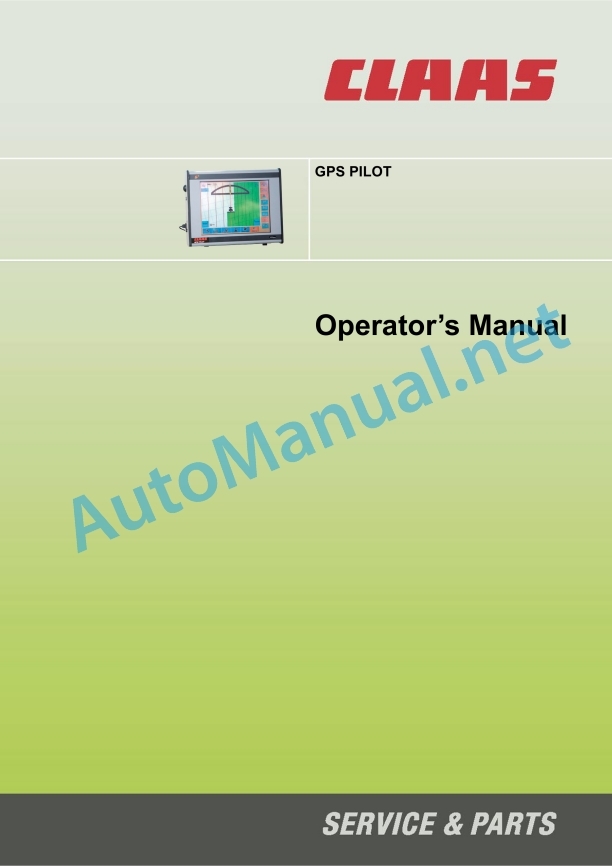 Alternative view of Claas Ares 696-616 Rz, Rc, Rx (A04) Tractors Operator Manual EN