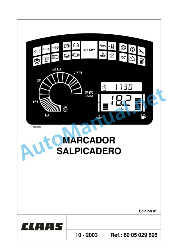 Claas Ares 696-616 Rz, Rc, Rx (A04) Tractors Repair Manual ES 13 Claas Ares 696-616 Rz, Rc, Rx (A04) Tractors Repair Manual ES - Image 13