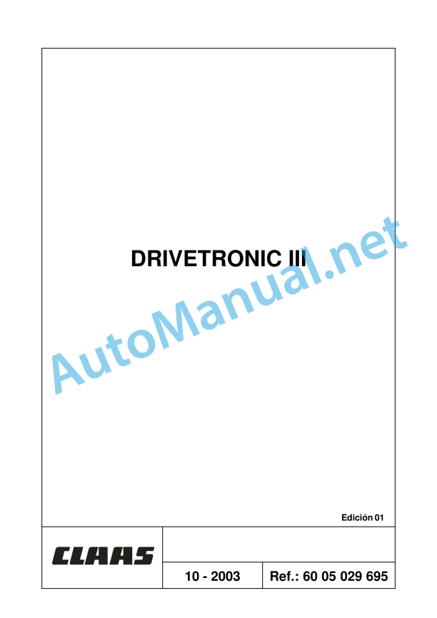 Claas Ares 696-616 Rz, Rc, Rx (A04) Tractors Repair Manual ES 15 Claas Ares 696-616 Rz, Rc, Rx (A04) Tractors Repair Manual ES - Image 15