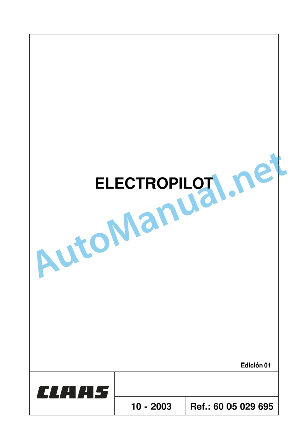 Claas Ares 696-616 Rz, Rc, Rx (A04) Tractors Repair Manual ES 17 Claas Ares 696-616 Rz, Rc, Rx (A04) Tractors Repair Manual ES - Image 17