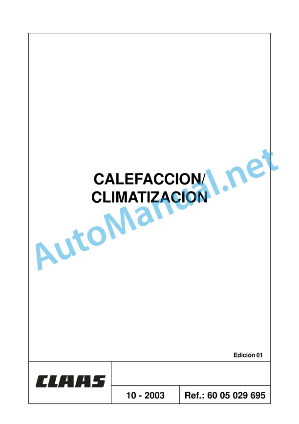 Claas Ares 696-616 Rz, Rc, Rx (A04) Tractors Repair Manual ES 28 Claas Ares 696-616 Rz, Rc, Rx (A04) Tractors Repair Manual ES - Image 28