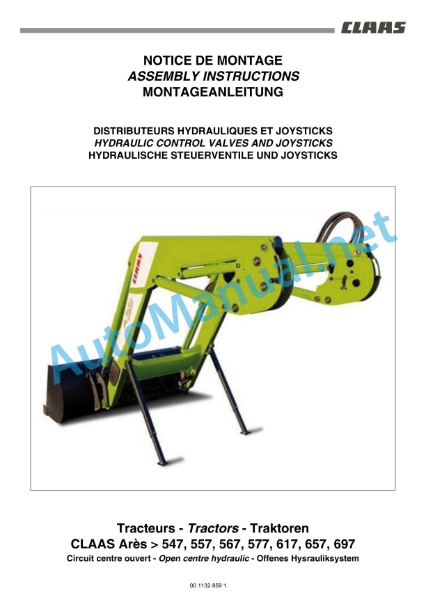Claas Ares 697-617 Atz (A03) Tractors Assembly Instruction EN 10 Claas Ares 697-617 Atz (A03) Tractors Assembly Instruction EN - Image 10