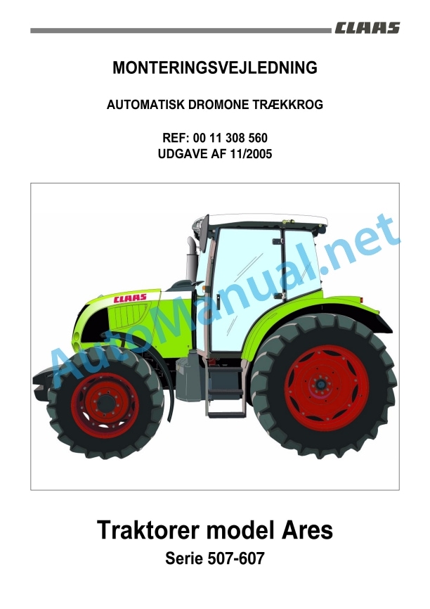 Claas Ares 697-617 Atz (A03) Tractors Assembly Instruction EN 8 Claas Ares 697-617 Atz (A03) Tractors Assembly Instruction EN - Image 8