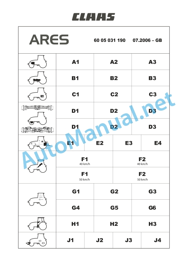 Claas Ares 697-617 Atz (A03) Tractors Repair Manual EN 21 Claas Ares 697-617 Atz (A03) Tractors Repair Manual EN - Image 21