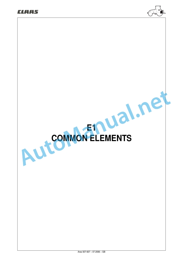 Claas Ares 697-617 Atz (A03) Tractors Repair Manual EN 35 Claas Ares 697-617 Atz (A03) Tractors Repair Manual EN - Image 35