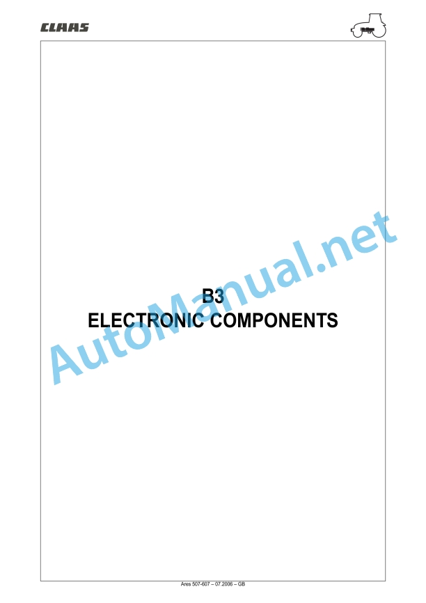 Claas Ares 697-617 Atz (A03) Tractors Repair Manual EN 39 Claas Ares 697-617 Atz (A03) Tractors Repair Manual EN - Image 39