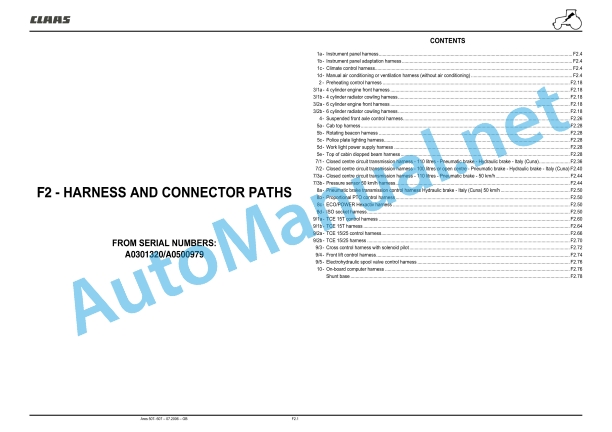 Claas Ares 697-617 Atz (A03) Tractors Repair Manual EN 41 Claas Ares 697-617 Atz (A03) Tractors Repair Manual EN - Image 41
