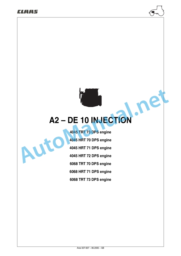 Claas Ares 697-617 Atz (A03) Tractors Repair Manual EN 44 Claas Ares 697-617 Atz (A03) Tractors Repair Manual EN - Image 44