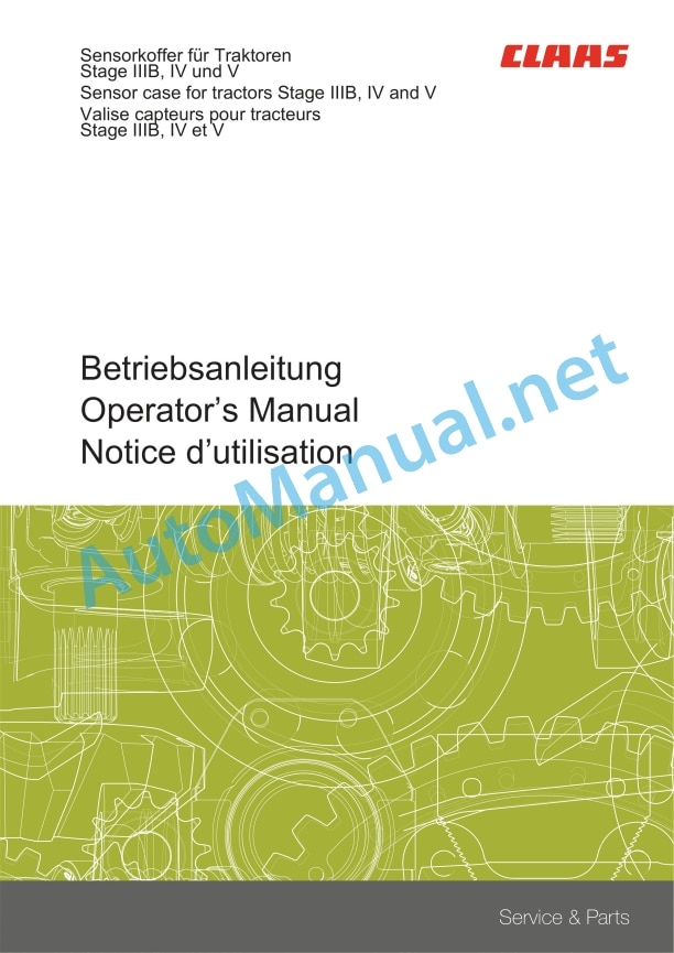 Claas Ares 735 725 720 715 710 Rz (T97) Tractors Operator Manual EN 5 Claas Ares 735 725 720 715 710 Rz (T97) Tractors Operator Manual EN - Image 5