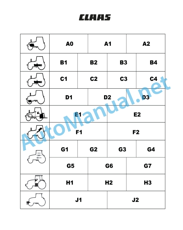 Claas Ares 836-816 Rz (A02) Tractors Repair Manual ES 19 Claas Ares 836-816 Rz (A02) Tractors Repair Manual ES - Image 19