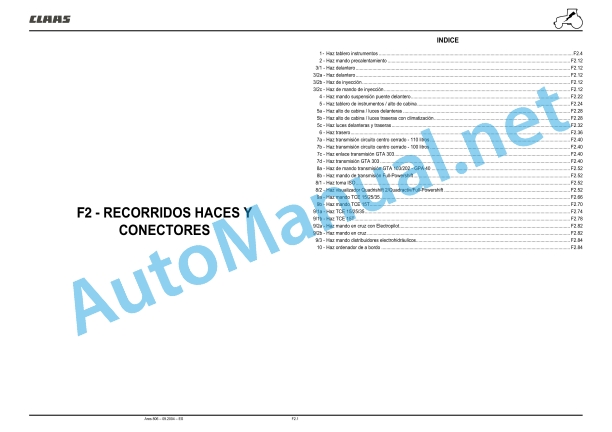Claas Ares 836-816 Rz (A02) Tractors Repair Manual ES 39 Claas Ares 836-816 Rz (A02) Tractors Repair Manual ES - Image 39