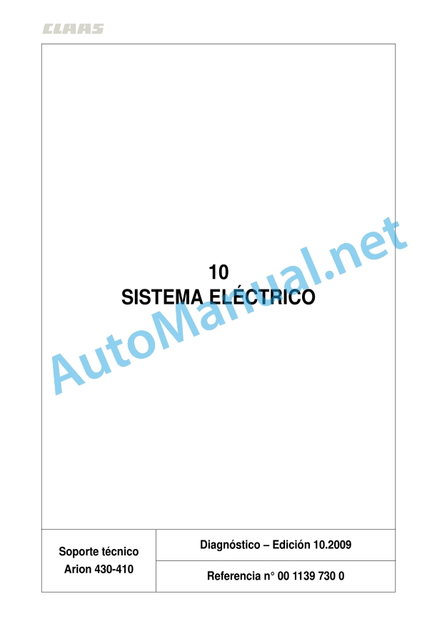 Claas Arion 430-410 (A21) Tractors Repair Manual ES 15 Claas Arion 430-410 (A21) Tractors Repair Manual ES - Image 15