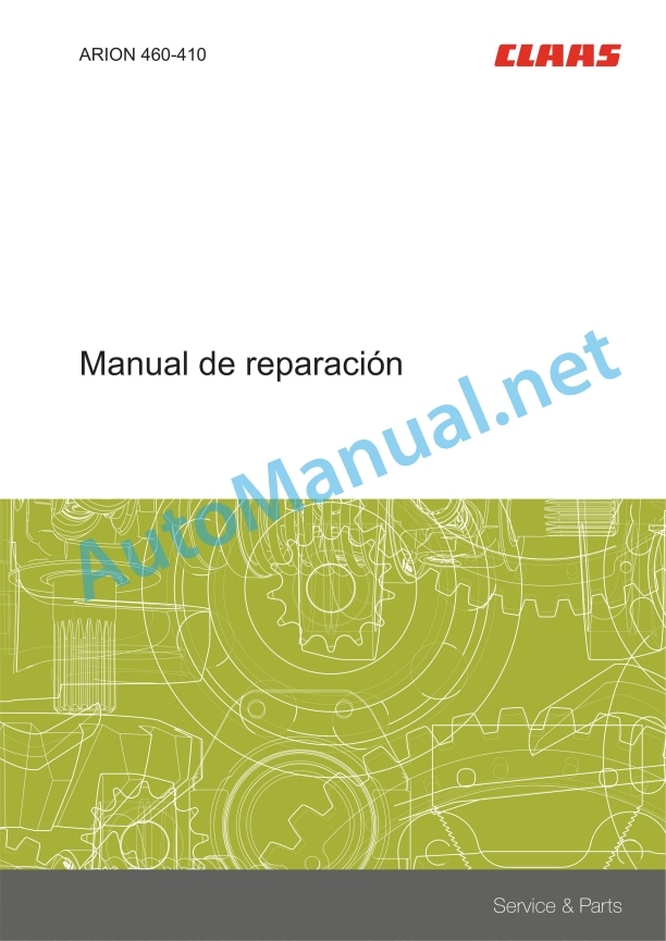 Alternative view of Claas Arion 460-430 Stage Iv (A53) Tractors Repair Manual ES