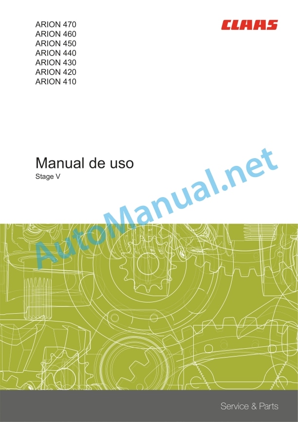Claas Arion 470-420 Stage V (A73) Tractors Operator Manual ES 4 Claas Arion 470-420 Stage V (A73) Tractors Operator Manual ES - Image 4