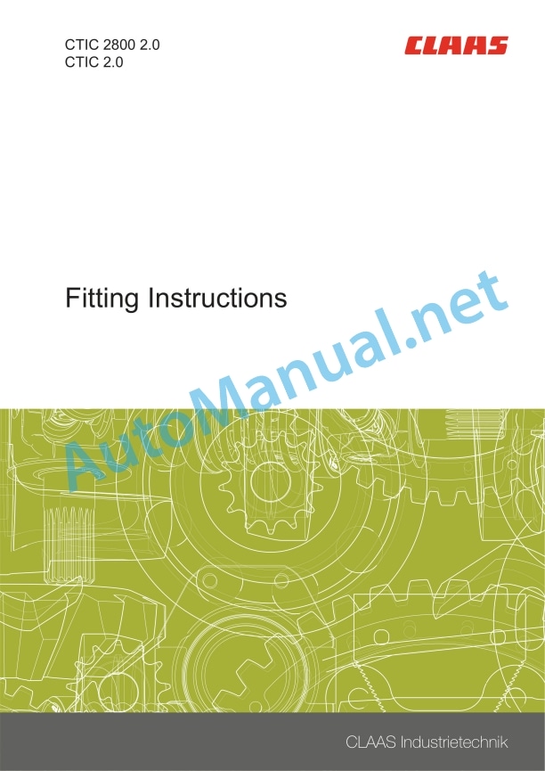 Claas Arion 540-510 (A18) Tractors Assembly Instruction EN 3 Claas Arion 540-510 (A18) Tractors Assembly Instruction EN - Image 3