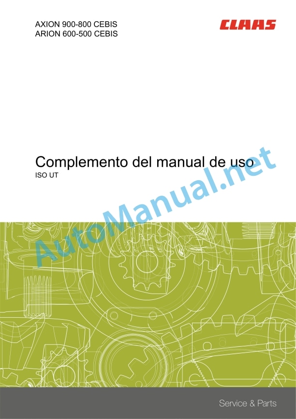 Claas Arion 540-510 (A18) Tractors Operator Manual ES 7 Claas Arion 540-510 (A18) Tractors Operator Manual ES - Image 7