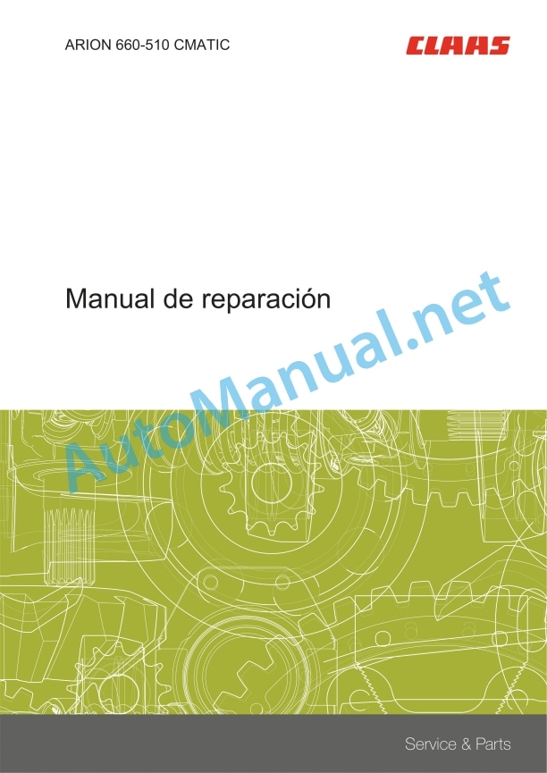 Alternative view of Claas Arion 550-510 St4 Cmatic (A75) Tractors Repair Manual ES