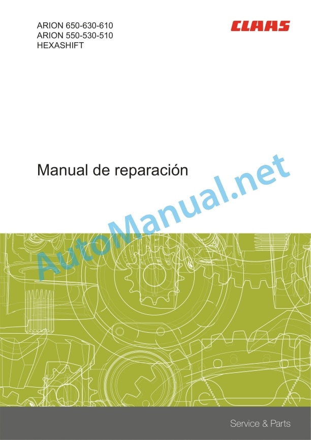 Alternative view of Claas Arion 550-510 Stage V (A94) Tractors Repair Manual ES